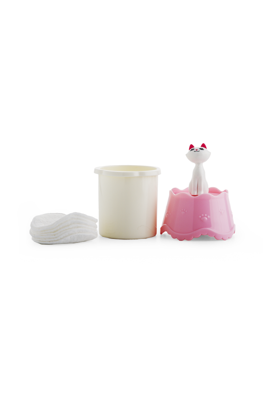 Pamukluk Beyaz Kedi̇li̇  6.5*6.5*12.9 Cm