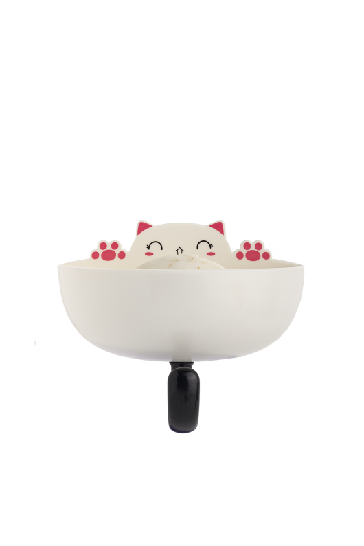 Sabunluk Beyaz Gövde Si̇yah Kanca  12*7*10 Cm