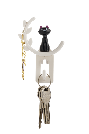 Kedi̇li̇ Askilik Tekli̇ Beyaz  11.4*8.2*3.6 Cm